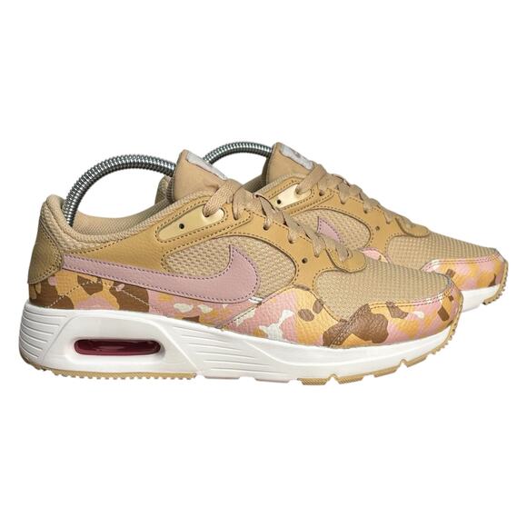 EUC Nike Air Max SC Sneakers Women’s 8.5 Sesame Pink Camouflage Retro Running - Picture 9 of 10